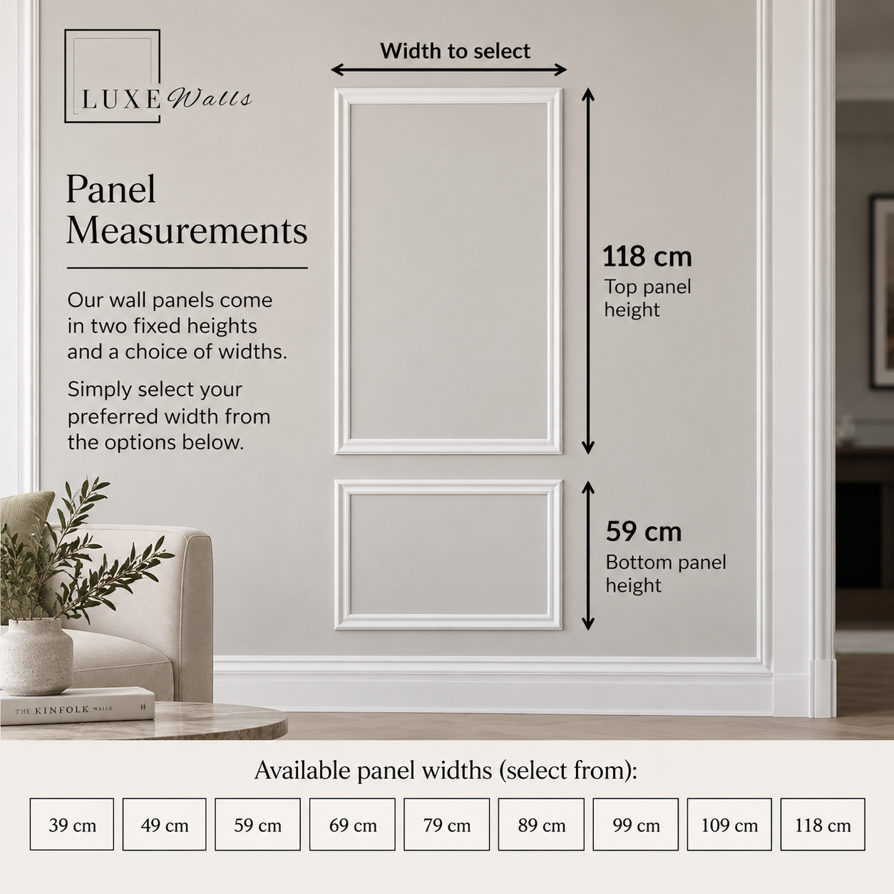 Eight Piece (Two Column) Self Adhering Panelling Kit - Image 6